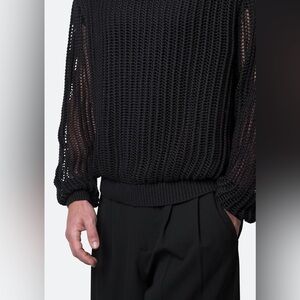 mnml Men's Men's Mesh Knit Sweater